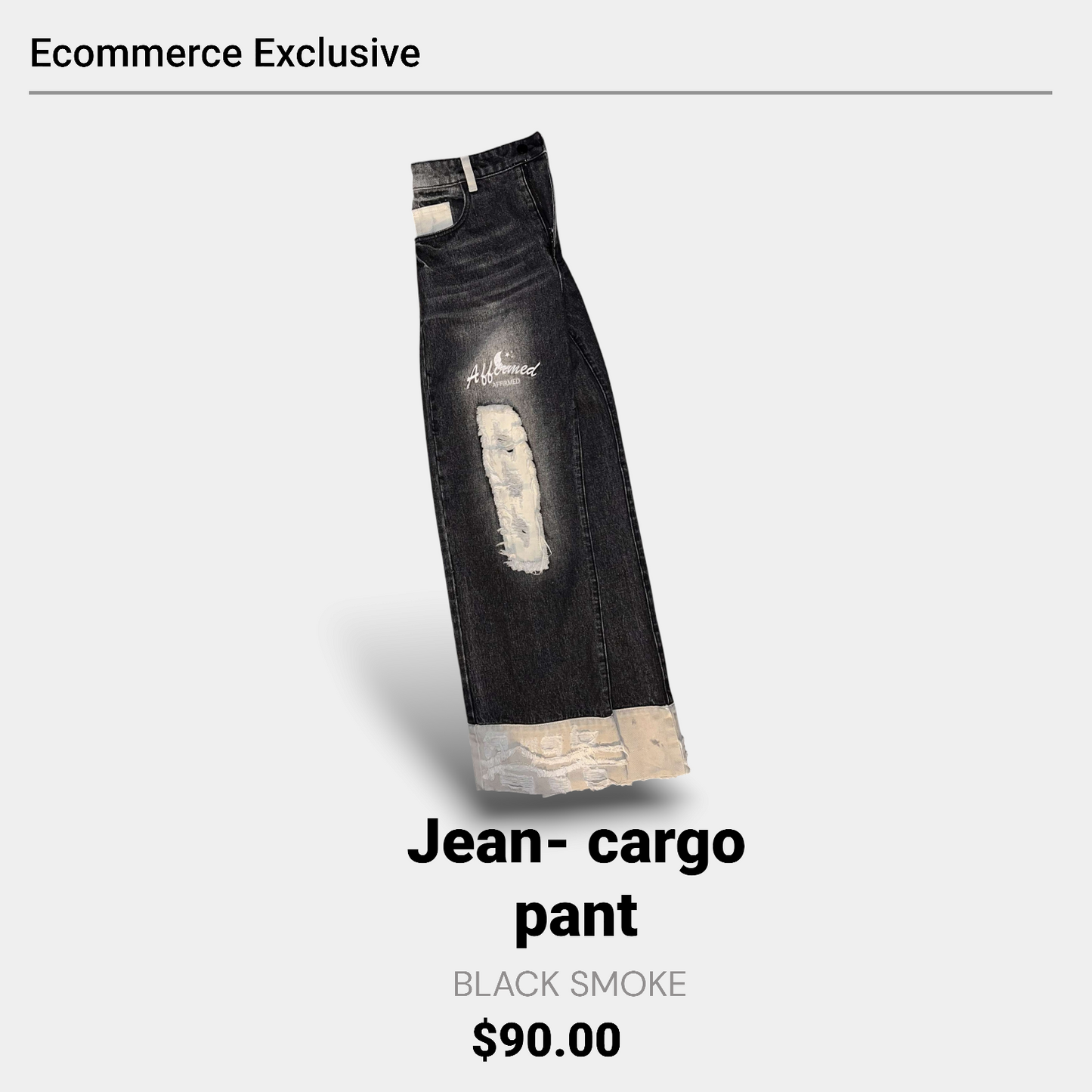 AF Jean-cargo pant (W)