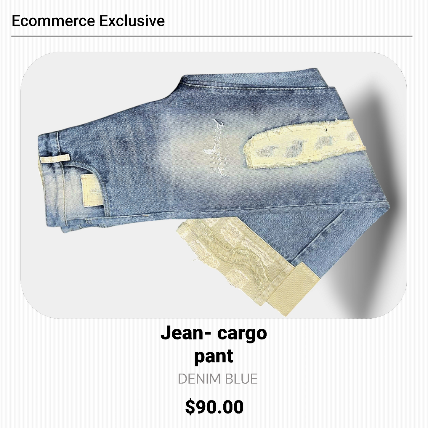 AF Jean-cargo pant (W)